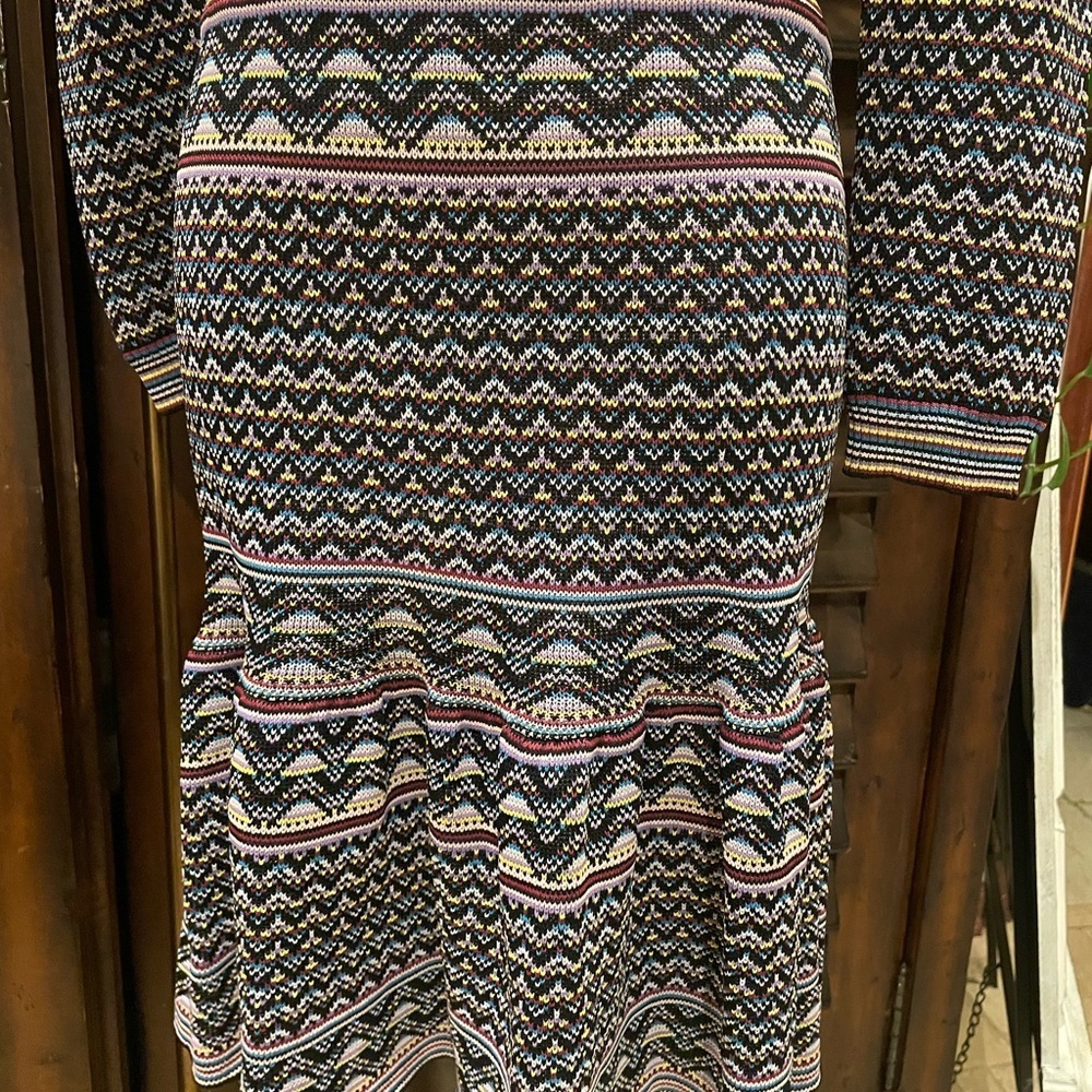 Shoshanna Etta Dress Knit Stretch  EUC Medium Fits 6-10 - Picture 8 of 10